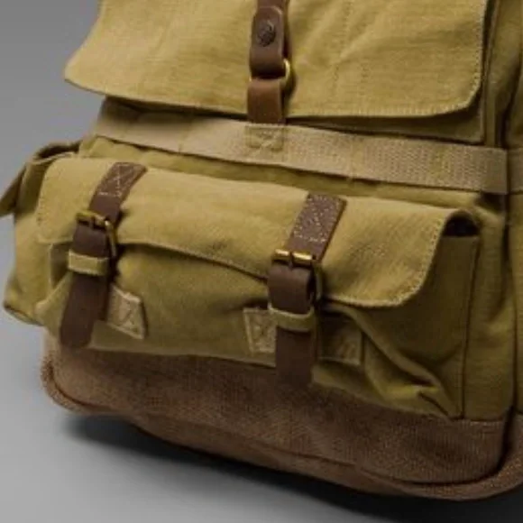 A. KURTZ Rugged Backpack RARE! NEW WITH TAGS! Khaki - Picture 2 of 8